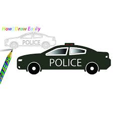 Police Car Drawing Coloring Car Drawings Coloring Coloringpages Drawinglessons Learning Colors Easy Drawings Step By Step Drawing
