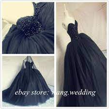 Sparkly Black Ball Gown Wedding Dress Tulle Princess Crystal Beaded Bridal Go Ball Gown Wedding Dress Wedding Dress Tulle Princess Tulle Wedding Dress Ballgown