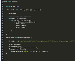 Their values cannot be changed after they are created. How To Sort A String Array In Java Using Bubble Sort Code Example