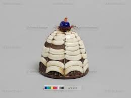 阿美族男子珠飾山豬牙籐帽 christmas ornaments holiday decor novelty christmas