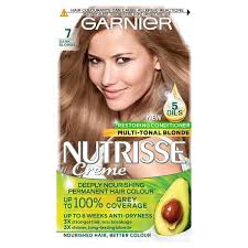 Curly hair tends to have a rougher cuticle, which makes it porous and it will absorb the. Garnier Nutrisse Permanent Hair Dye Dark Blonde 7 Hair Superdrug