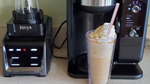 Pour a tablespoon of caramel syrup into a coffee mug and place it under the brew head. Caramel Macchiato Cookingwithdoug Style Ninja Hot Cold Coffee Machine Intelli Sense Blender Youtube