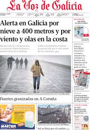 Suscríbete al canal de la voz: Periodico La Voz De Galicia 1 2 2015