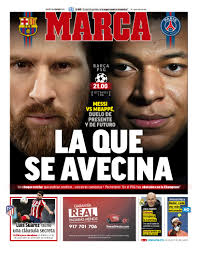 In the match of the round, new manager pochettino leads psg against a resurgent messi and barcelona, with both clubs expecting to compete for the trophy. Today S Spanish Papers Kylian Mbappe And Lionel Messi To Face Off As Psg Head To Barcelona In Champions League Football Espana