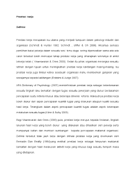 Prestasi Kerja