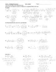 The task is fully completed and the answer is easy to understand. Test Review Unit 5 Answer Key Unit 5 Rational Functions Test Review Name Calculators Not Permitted Check My Web Page For Answers Should Be Completed Course Hero