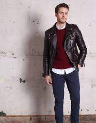 Kay Michaels Quilted Biker Bordo Leather Jacket Men Stylish Jackets Leather Jeans Men