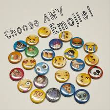Choose Any Emoji 1 Pinback Buttons Etsy Buttons Pinback Emoji 1 Emoji