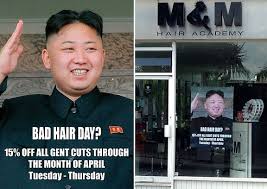 Let us list 10 strange and bizarre laws that are imposed on the common man of north korea. Kim Jong Un Hair Poster Row Between The Uk And North Korea Hosbeg Com