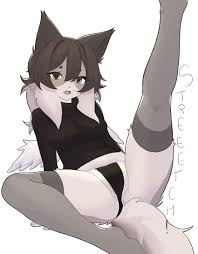 Rule 34 - 1girls Cute Female Fluffy Fluffy Hair Fluffy Tail Furry Furry  Female Furry Only Medium Breasts Panties Pussy Stockings Stretching Sweater  Tights Wings Yellow Eyes | 9285526