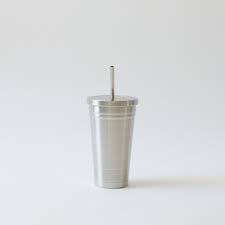 D Eco Stainless Steel Tumbler With Straw 16 Oz Wild Minimalist