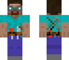 Explore origin 0 base skins used to create this skin. Tool Belt Steve Minecraft Skin