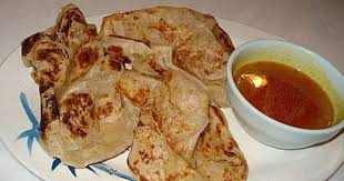 Roti Canai Is An Appetizer Made Of Flatbreads That Are Lightly Grilled And Then Dipped In A Bowl Of Curry And Then You Eat It Makanan