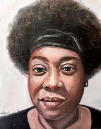 My Meagan Good oil painting, 8x10 inches