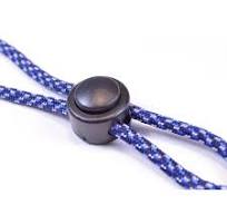 Cord Locks For Paracord / Leather Projects - Button Top Dual Strand Cord  Lock 5 Pack