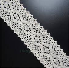 How to crochet tape lace flower border pattern step by step width approx.: Qiuda 3 Yard Cotton Crochet Lace Edging Trim Ribbon 7 Cm Width Vintage Ivory Cream Trimmings Edge Fabric Embroidered Applique Diy Sewing Craft Wedding Bridal Dress Embellishment Party Decor Clothes Buy Online
