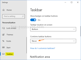 A generic desktop application included with the desktop suite, such as the calculator or terminal application, should use the generic names provided by this specification. How To Show App Name Without Combining Icons In Windows 10 Taskbar Password Recovery
