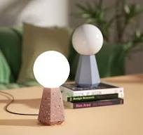 Nicole Diamond Table Lamp Silicone Mold And Accessories for Jesmonite  Handmade Concrete Bedroom Night Lights Making Home Decor - AliExpress
