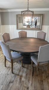 A 72 Round Table With Our Anchor Pedestal Completes This Dining Room Design We Cra In 2020 Dining Room Design Round Table Round Dining Room Table Dining Room Remodel