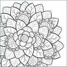 Flower coloring pages for adults simple. 11 Easy Coloring Pages For Seniors In 2021 Happier Human