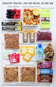 Healthy Happened Healthy Travel On The Road In The Air Healthy Travel Food Healthy Travel Snacks Road Trip Food