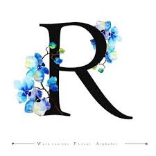 Black And White Flower Background Transparent R Alphabet Letter Watercolor Floral Background Watercolor Color Floral Png And Vector With Transparent Background For Free Download Lettering Alphabet Floral Background Red Texture Background