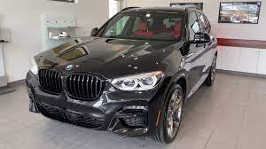 $43,950 usdthanks for watching autospoiler!don't forget to subscribe and like/comment! 2021 Bmw X3 M40i Black Sapphire And Carbon Trim With Fiona Red Black Interior Youtube