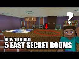 5 Easy Ways To Build Secret Rooms In Minecraft Youtube Secret Rooms Minecraft House Designs Minecraft Redstone Creations