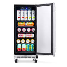 Black and chrome beer tower dispenser and chrome guardrail. Best Outdoor Refrigerator Reviews Complete Buyer S Guide
