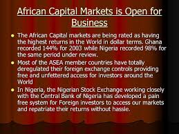 07 may 2016 | 5:57 am. Capital Flows To Africa Accessing The African Capital Markets Presented By Dr Ndi Okereke Onyiuke Oon Chairman Of The African Stock Exchanges Association Ppt Download