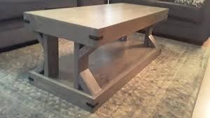 We created a video tutorial of the modern farmhouse coffee table build for your convenience. Coffee Table Modern Farmhouse Collection Ana White