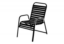 Medallion aluminum yellow woven vinyl strap patio pool lounge chair, 1 chair. Vinyl Strap Patio Furniture Umbrella Source