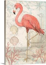 Pink Flamingo Wall Art Canvas Prints Framed Prints Wall Peels In 2020 Flamingo Wall Art Pink Flamingos Gallery Wrap Canvas