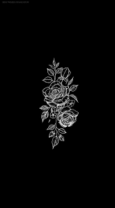 Pin By Andy On Drawings In 2020 Black Flowers Wallpaper Black Aesthetic Wallpaper Dark Wallpaper