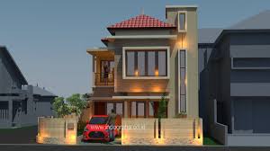 Desain Rumah Minimalis 2 Lantai Kavling Sudut Di Tebet Barat Jakarta Indograha Arsitama