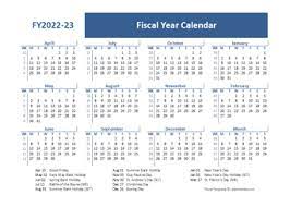 2022 fiscal year calendar templates calendarlabs