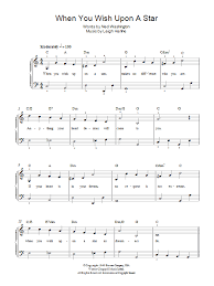 Browse our 11 arrangements of when you wish upon a star. sheet music is available for piano, voice, guitar and 14 others with 10 scorings and 2 notations in 14 genres. When You Wish Upon A Star From Disney S Pinocchio Sheet Music Cliff Edwards Beginner Piano