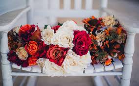 A chic red wedding bouquet of blooms and foliage is all you need for a stylish christmas wedding. White Roses Burgundy Roses Bridal Bouquets Roses Wedding Bouquets Rose Hd Wallpaper Peakpx