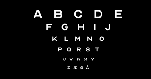 download the optician sans the historic eye chart font