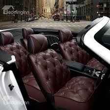 Super Fashion Diamond Pattern Design Pvc Leatherette Material Universal Car Seat Cover Car Seats Carseat Cover Car