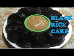Black Kutsinta Black Rice Cake With Yema Dip Youtube Rice Cakes Jelly Desserts Black Rice