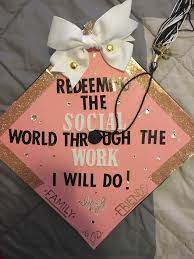 Graduation Cap 2017 All Items Bought At Walmart Except The Bow From Joann S Cardstock Boo Graduation Cap Graduation Cap Designs Graduation Cap Decoration