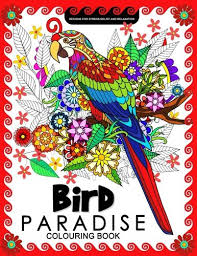 Bird paradise coloring page awesome free printable color pages from bird of paradise bird of paradise flower online coloring page stained glass 2. Amazon Com Bird Paradise Colouring Book Coloring Pages For Adults 9781974604548 Tiny Cactus Publishing Books