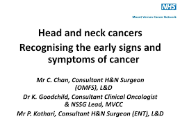 The most common one tends to be squamous cell cancers that line the throat. Ppt Head And Neck Cancers Recognising The Early Signs And Symptoms Of Cancer Powerpoint Presentation Id 4557842