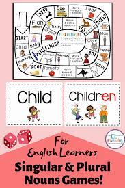 Singular Plural Nouns Games For English Learners Singular And Plural Nouns Plurals Plural Nouns