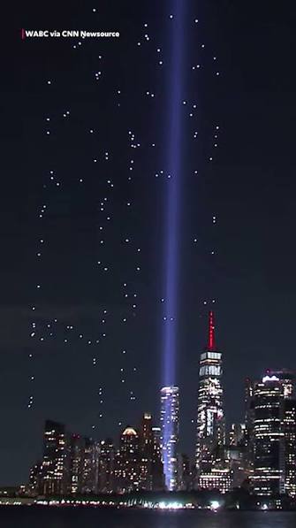 25 YEARS LATER: Friday marks 25 years since the 9/11 terrorist attacks. Last night, a drone show in New York City recreated the Twin Towers to honor 9/11 victims. | Region 8 News | Facebook
