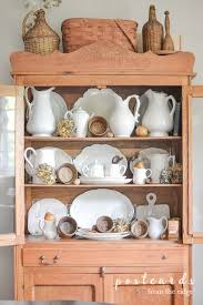 I have received a lot of questions lately about ironstone, what it is, and how to identify it. Fall Hutch With Vintage White Ironstone And Wooden Butter Molds Postcards From The Ridge