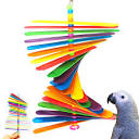 Amazon.com : Bonka Bird Toys 867 Big Stick Colorful Wood Chew Beak ...