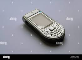 nokia 6630 on the white background ...