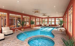 Indoor Swimming Pools House Plans And